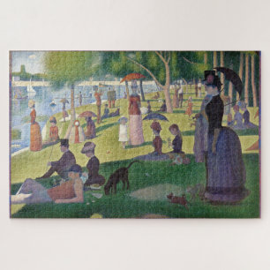 Zondag om 12.00 uur op het eiland La Grande Jatte Legpuzzel