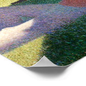 Zondag om 12.00 uur op het eiland La Grande Jatte Poster (Hoek)