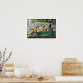 Zondag om 12.00 uur op het eiland La Grande Jatte Poster (Keuken)
