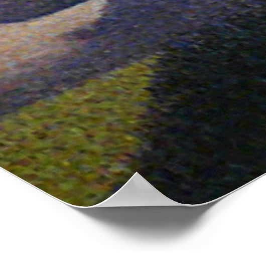 Zondag om 12.00 uur op het eiland La Grande Jatte Poster (Hoek)