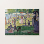 Zondag om 12.00 uur Seurat Neo Impressionist Paint Legpuzzel (Horizontaal)