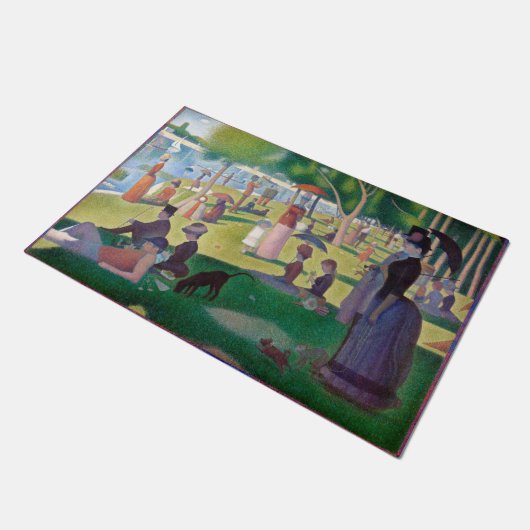 Zondag om 12.00 uur te La Grande Jatte, Seurat Deurmat (Schuin)