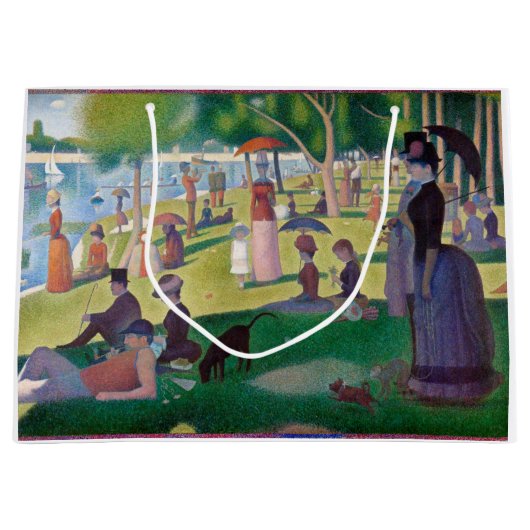 Zondag om 12.00 uur te La Grande Jatte, Seurat Groot Cadeauzakje (Voorkant)
