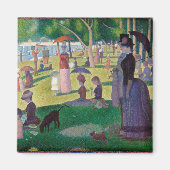 Zondag om 12.00 uur te La Grande Jatte, Seurat Magneet (Voorkant)