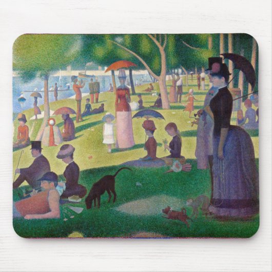 Zondag om 12.00 uur te La Grande Jatte, Seurat Muismat (Voorkant)