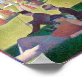 Zondag om 12.00 uur te La Grande Jatte, Seurat Poster (Hoek)