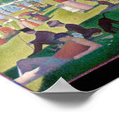 Zondag om 12.00 uur te La Grande Jatte, Seurat Poster (Hoek)