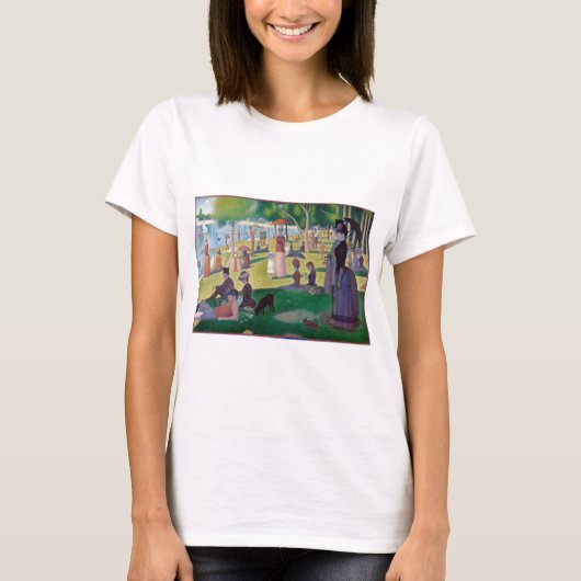Zondag om 12.00 uur te La Grande Jatte, Seurat T-shirt (Voorkant)