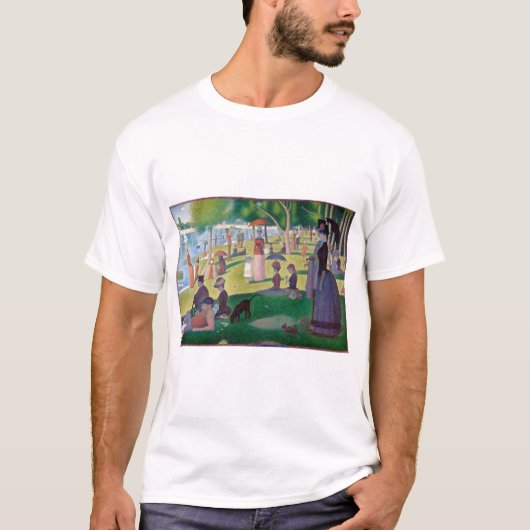 Zondag om 12.00 uur te La Grande Jatte, Seurat T-shirt (Voorkant)