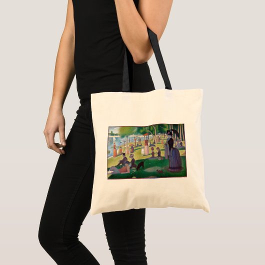 Zondag om 12.00 uur te La Grande Jatte, Seurat Tote Bag (Voorkant (product))