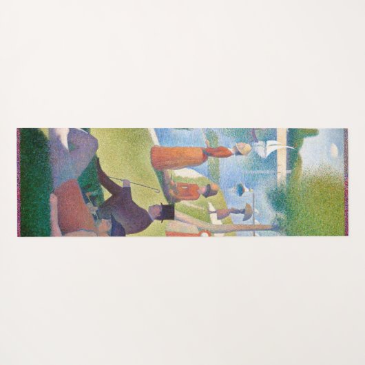 Zondag om 12.00 uur te La Grande Jatte, Seurat Yogamat (Achterkant (horizontaal))