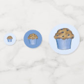 Zondag Ontbijt Brunch Party Blueberry Muffin Confetti (Achterkanten)
