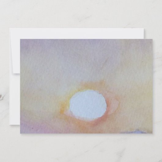 Zondag op bergen verjaardagsfeest kaart (Achterkant)