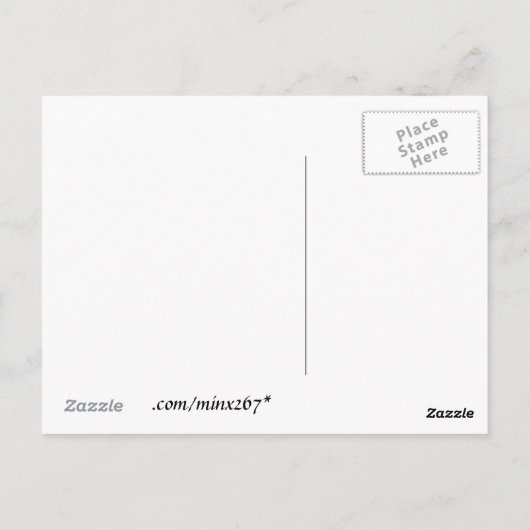 Zondag op de horizon ** Briefkaart (Achterkant)