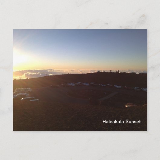 Zondag op de Top van Haleakala-Maui Hawaii Briefkaart (Voorkant)
