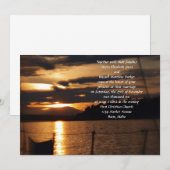 Zondag op een Sail Boat bruiloft Kaart (Voorkant / Achterkant)