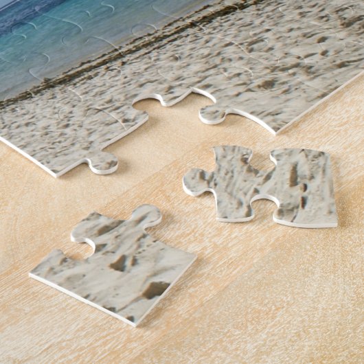 Zondag op het strand. legpuzzel (Zijkant)
