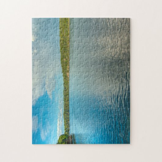 Zondag op Pleasant Lake Puzzle Legpuzzel (Verticaal)