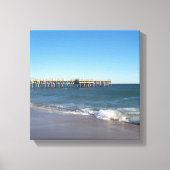 Zondag op Sandbridge in Virginia Beach Canvas Afdruk (Voorkant)