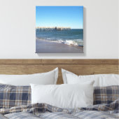 Zondag op Sandbridge in Virginia Beach Canvas Afdruk (Insitu (Slaapkamer))