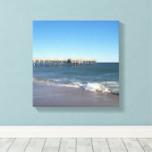 Zondag op Sandbridge in Virginia Beach Canvas Afdruk (Insitu (Houten vloer))