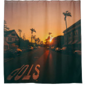 Zondag over de horizon douchegordijn (Voorkant)