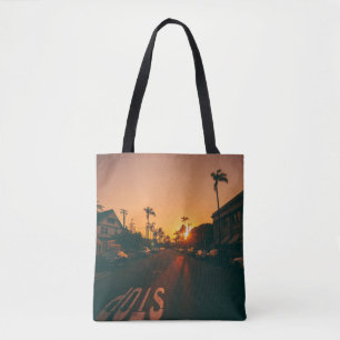 Zondag over de horizon tote bag