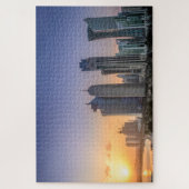 Zondag over de stad Doha, Qatar Legpuzzel (Verticaal)