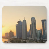 Zondag over Doha, Qatar mousepad Muismat (Voorkant)