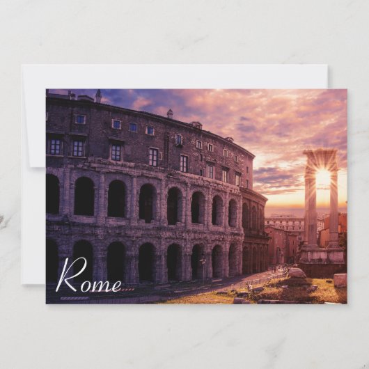 Zondag over het Colosseum van Rome in Rome (Voorkant)