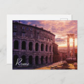 Zondag over het Colosseum van Rome in Rome Briefkaart (Voorkant / Achterkant)