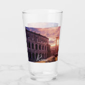 Zondag over het Colosseum van Rome in Rome Glas (Achterkant)