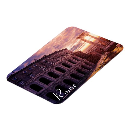 Zondag over het Colosseum van Rome in Rome Magneet (Linkerzijde)