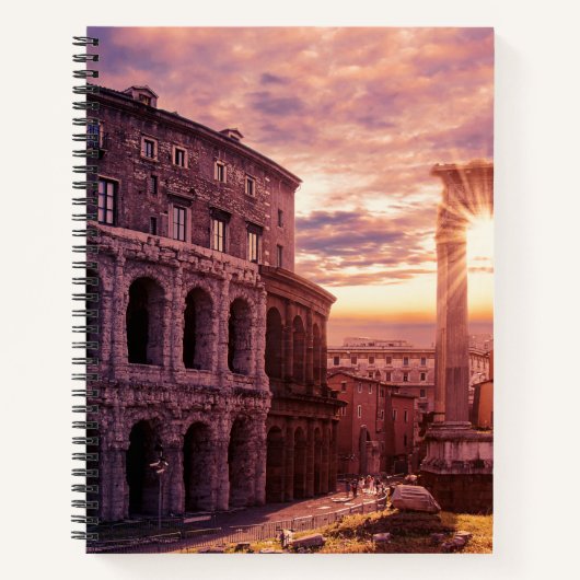 Zondag over het Colosseum van Rome in Rome Notitieboek (Voorkant)
