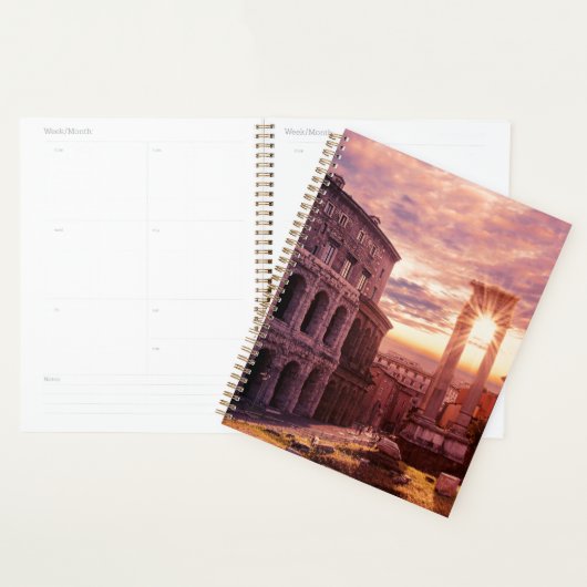 Zondag over het Colosseum van Rome in Rome Planner (Display)