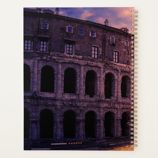 Zondag over het Colosseum van Rome in Rome Planner (Achterkant)