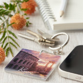Zondag over het Colosseum van Rome in Rome Sleutelhanger (Voorkant Rechts)