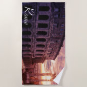 Zondag over het Colosseum van Rome in Rome Strandlaken (Voorkant)