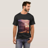 Zondag over het Colosseum van Rome in Rome T-shirt (Voorkant volledig)