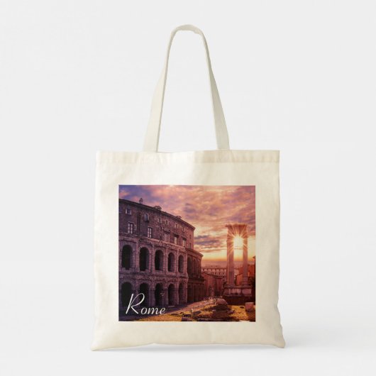 Zondag over het Colosseum van Rome in Rome Tote Bag (Achterkant)