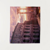 Zondag over het Colosseum van Rome in Rome Wandkleed (Voorkant)