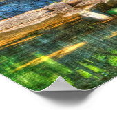 Zondag overdekte brug, Bethel, Maine Poster (Hoek)