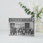 Zondag papier, 1909 briefkaart (Staand voorkant)