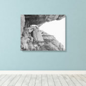 Zondag Picnic bij de Golf bij Custer City Canvas Afdruk (Insitu (Houten vloer))