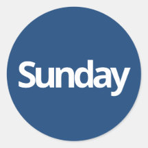 Zondag planning levert eenvoudige marine wit