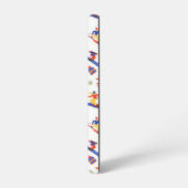 Zondag River Maine Ski Snowboard patroon Samsung Galaxy Hoesje (Linkerkant)