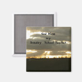 Zondag school leraar magneet (Voorkant / Achterkant)