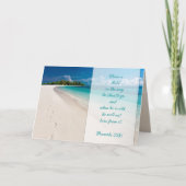 Zondag school leraar Ocean Dank u kaart (Voorkant)