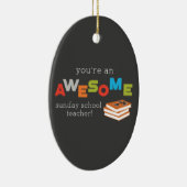 Zondag schoolleraar — Geweldige Keramisch Ornament (Rechts)