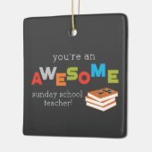 Zondag schoolleraar — Geweldige Keramisch Ornament (Links)